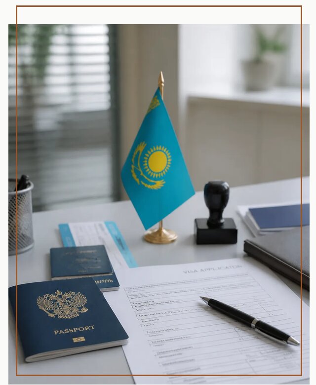 Оформление визы в Казахстан для поездки и работы в Салехарде